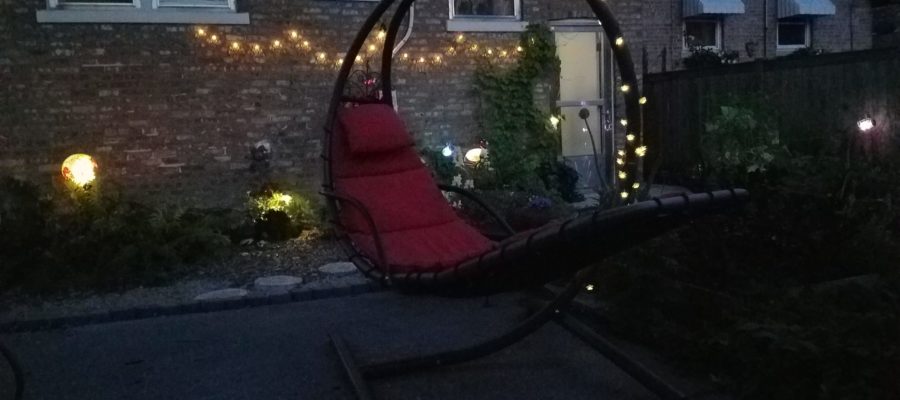 Wine & Solar Lights